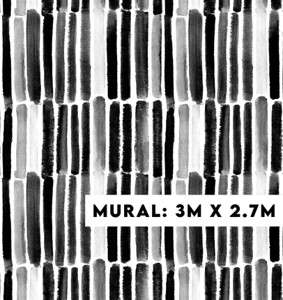 THE ICON EDIT - BLACK & WHITE Wallpaper Pattern No 64508