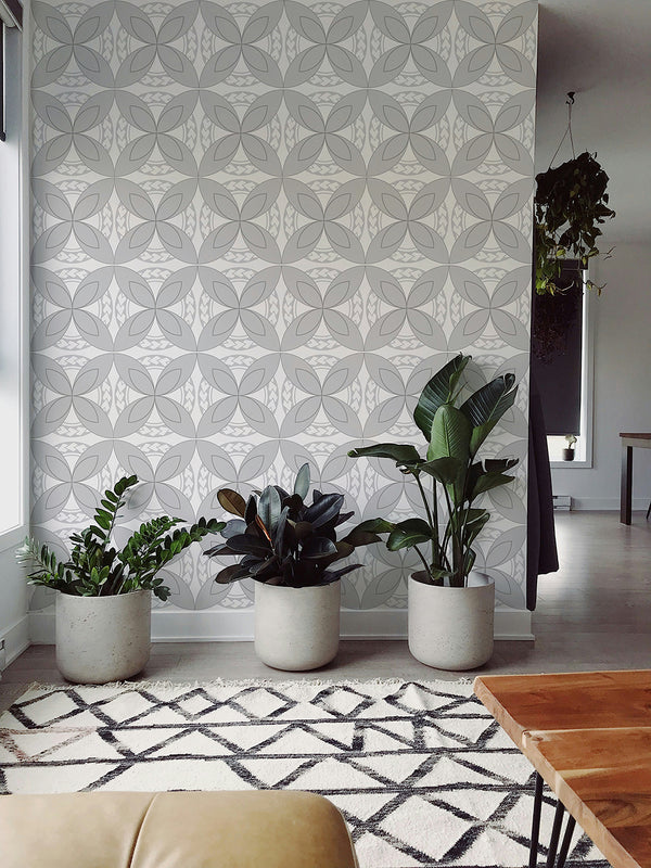 THE ICON EDIT - BLACK & WHITE Wallpaper Pattern No 64502