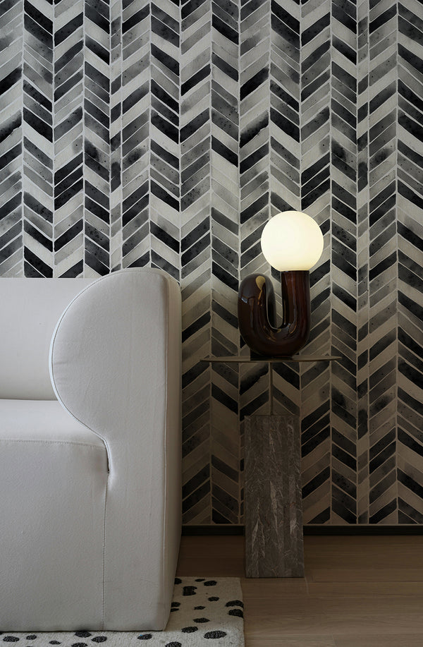 THE ICON EDIT - BLACK & WHITE Wallpaper Pattern No 64516