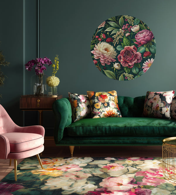 Annah Stretton - Forest Flourish Circle Mural