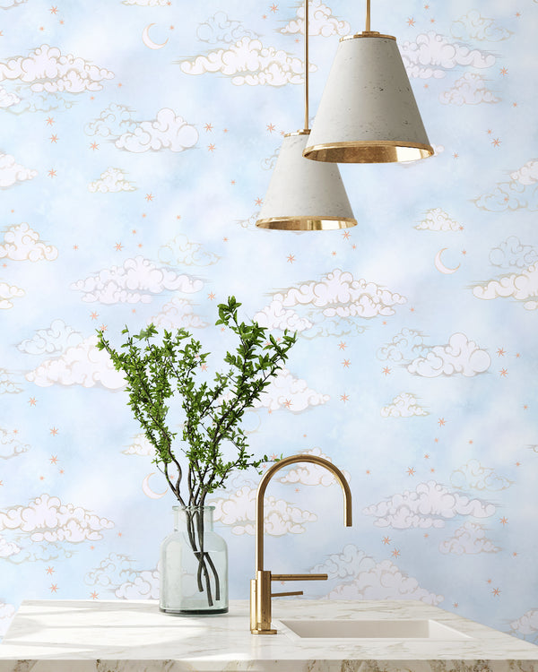 BRAND MCKENZIE Wallpaper Pattern No BMCF003/10A - Starry Clouds