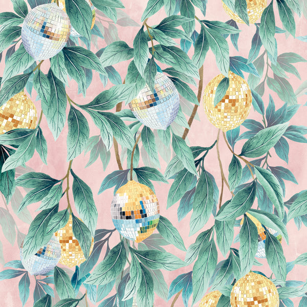 BRAND MCKENZIE Wallpaper Pattern No BMGI006/04D - Disco Lemons
