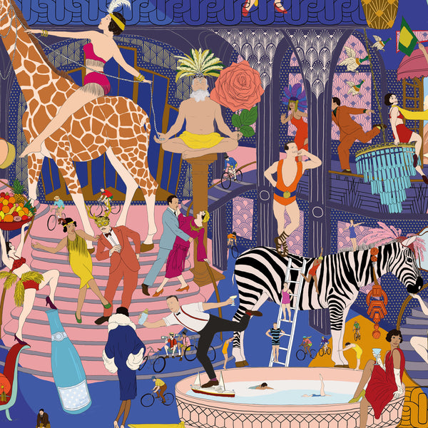 BRAND MCKENZIE Wallpaper Pattern No BMGI006/06A - Mayhem Mansion