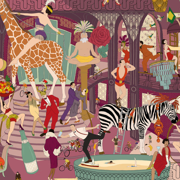 BRAND MCKENZIE Wallpaper Pattern No BMGI006/06B - Mayhem Mansion