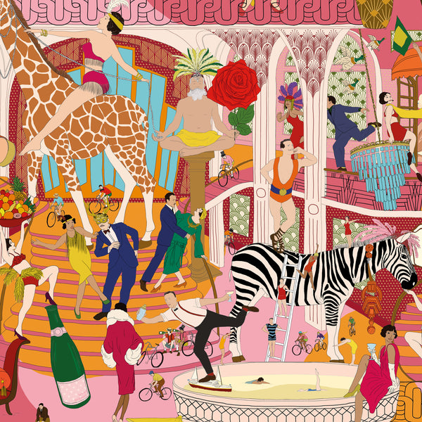 BRAND MCKENZIE Wallpaper Pattern No BMGI006/06C - Mayhem Mansion