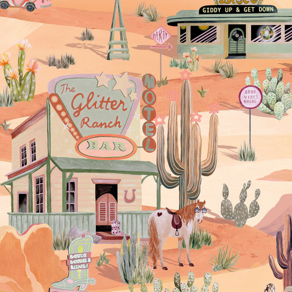 BRAND MCKENZIE Wallpaper Pattern No BMGI006/08A - The Glitter Ranch