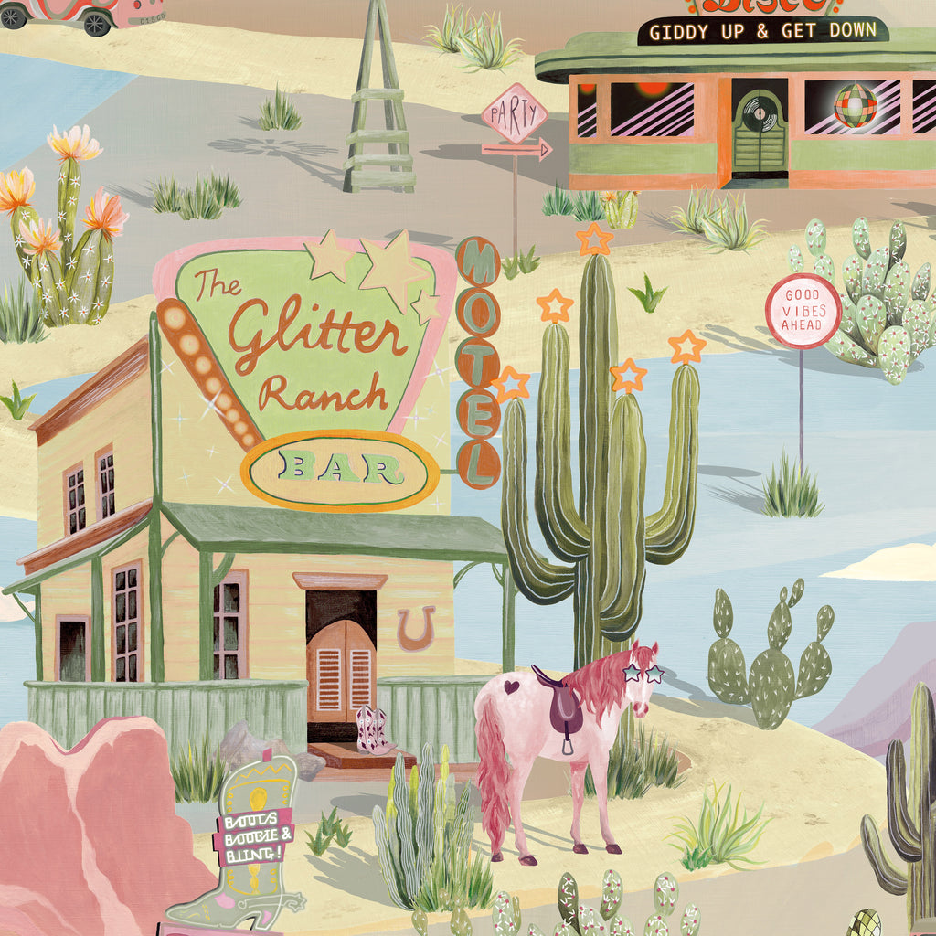 BRAND MCKENZIE Wallpaper Pattern No BMGI006/08D - The Glitter Ranch