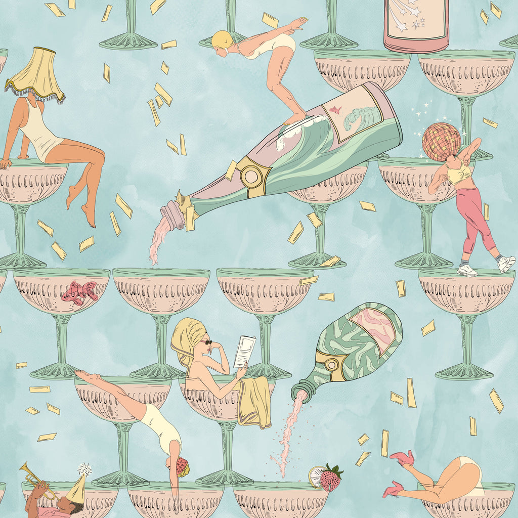 BRAND MCKENZIE Wallpaper Pattern No BMGI006/09A - The Grand Pour