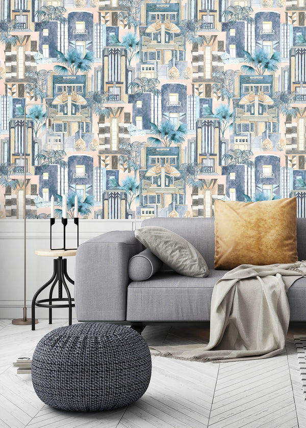 BRAND MCKENZIE Wallpaper Pattern No BMHD002/02C - Downtown Deco