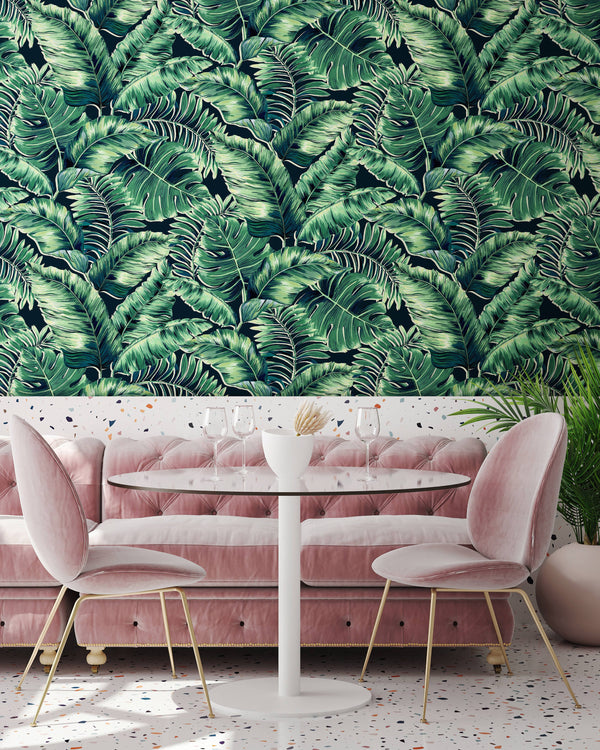 BRAND MCKENZIE Wallpaper Pattern No BMTD001/05C - Banana Leaves Max