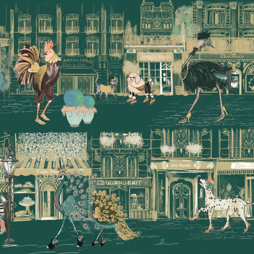 BRAND MCKENZIE Wallpaper Pattern No BMWL005/02C - Catwalk