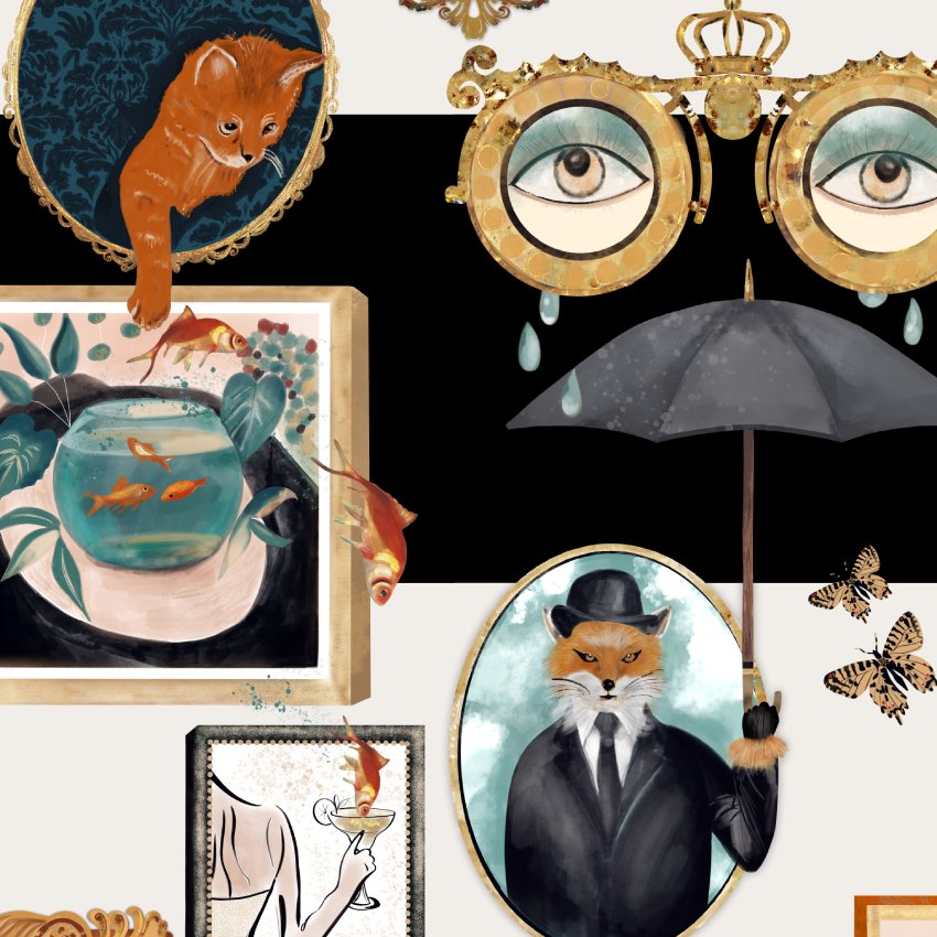 BRAND MCKENZIE Wallpaper Pattern No BMWL005/03A - Connecting Frames