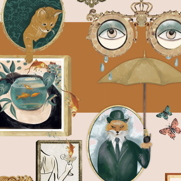 BRAND MCKENZIE Wallpaper Pattern No BMWL005/03B - Connecting Frames