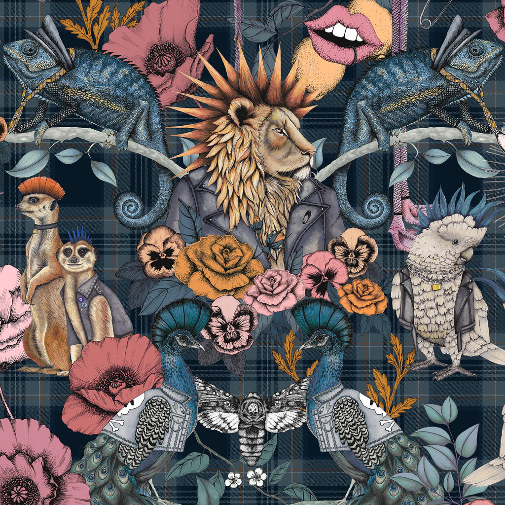 BRAND MCKENZIE Wallpaper Pattern No BMWL005/08A - Punk Rocks