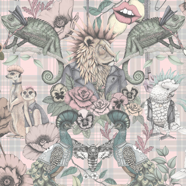 BRAND MCKENZIE Wallpaper Pattern No BMWL005/08C - Punk Rocks