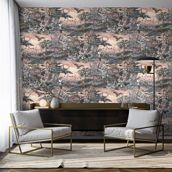BRAND MCKENZIE Wallpaper Pattern No BMGI006/01B - Club Safari