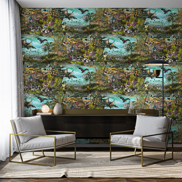 BRAND MCKENZIE Wallpaper Pattern No BMGI006/01D - Club Safari