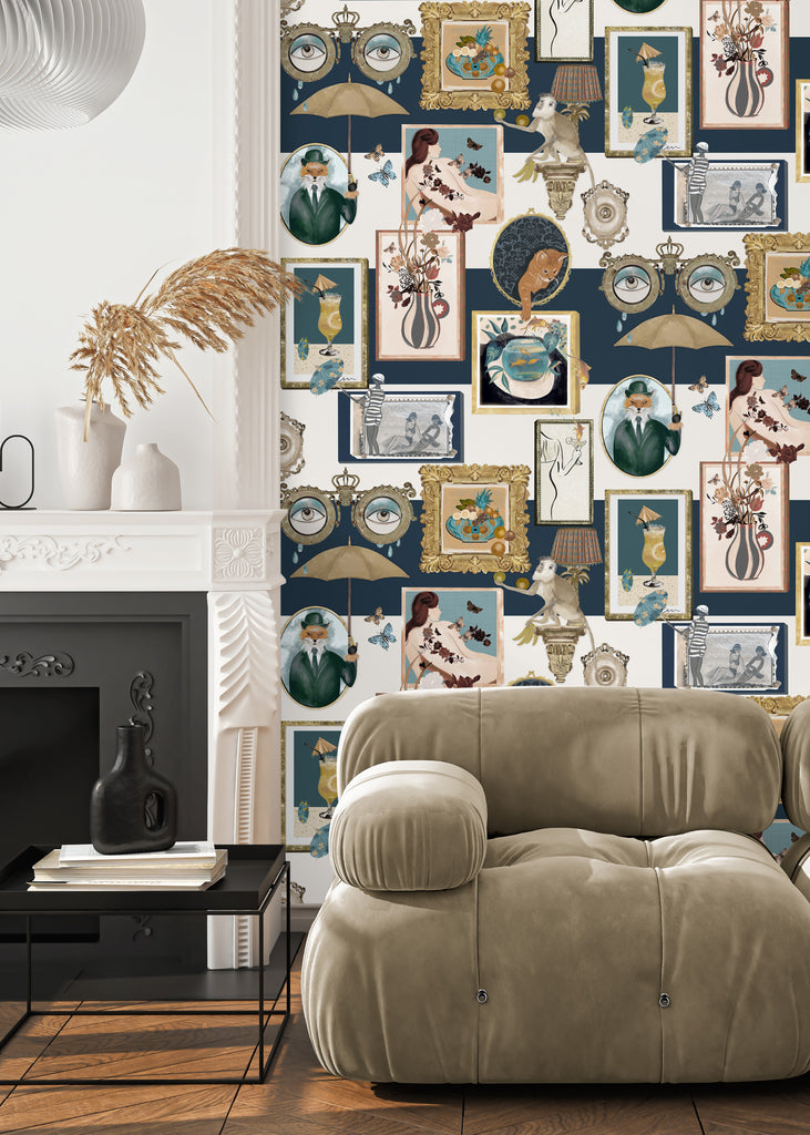 BRAND MCKENZIE Wallpaper Pattern No BMWL005/03D - Connecting Frames