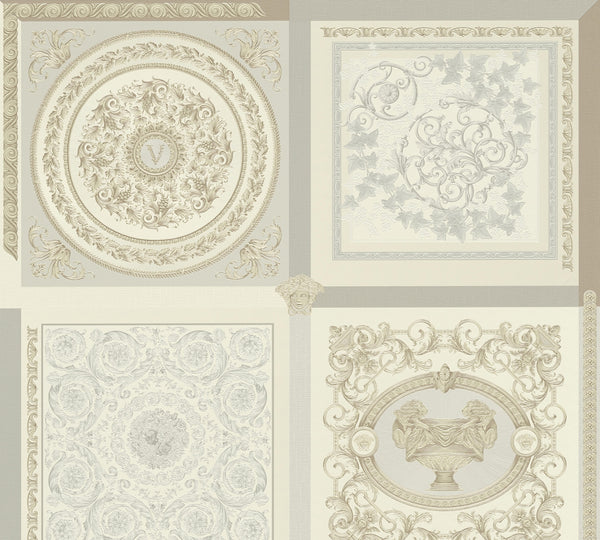 VERSACE V Wallpaper Pattern No 38704-2