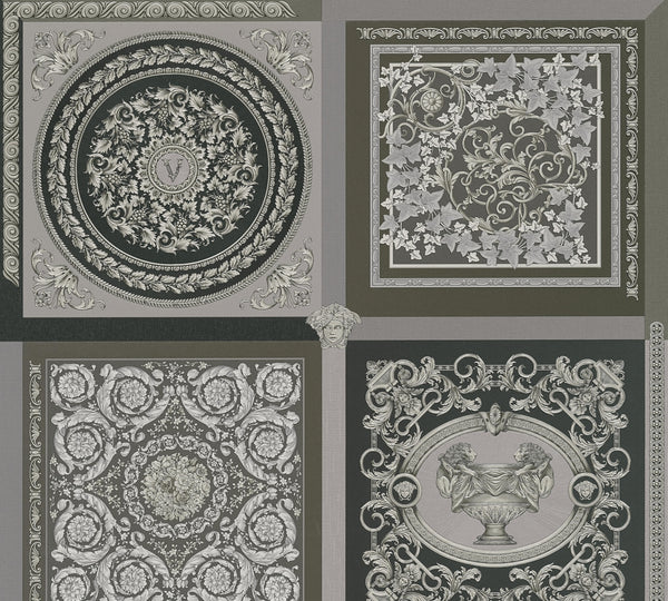 VERSACE V Wallpaper Pattern No 38704-4