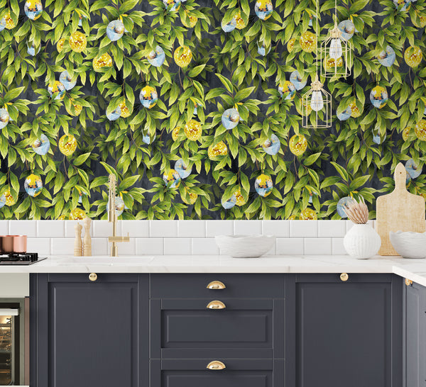 BRAND MCKENZIE Wallpaper Pattern No BMGI006/04F - Disco Lemons