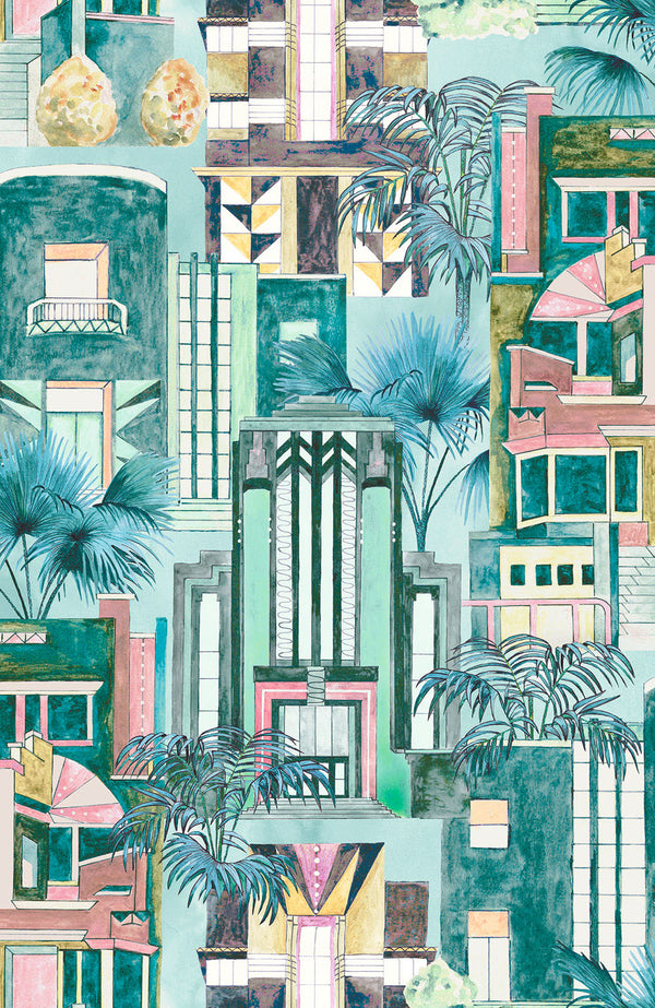 BRAND MCKENZIE Wallpaper Pattern No BMHD002/02B - Downtown Deco