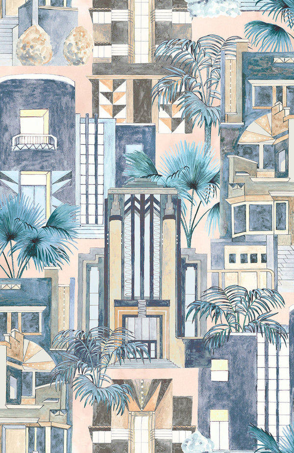 BRAND MCKENZIE Wallpaper Pattern No BMHD002/02C - Downtown Deco