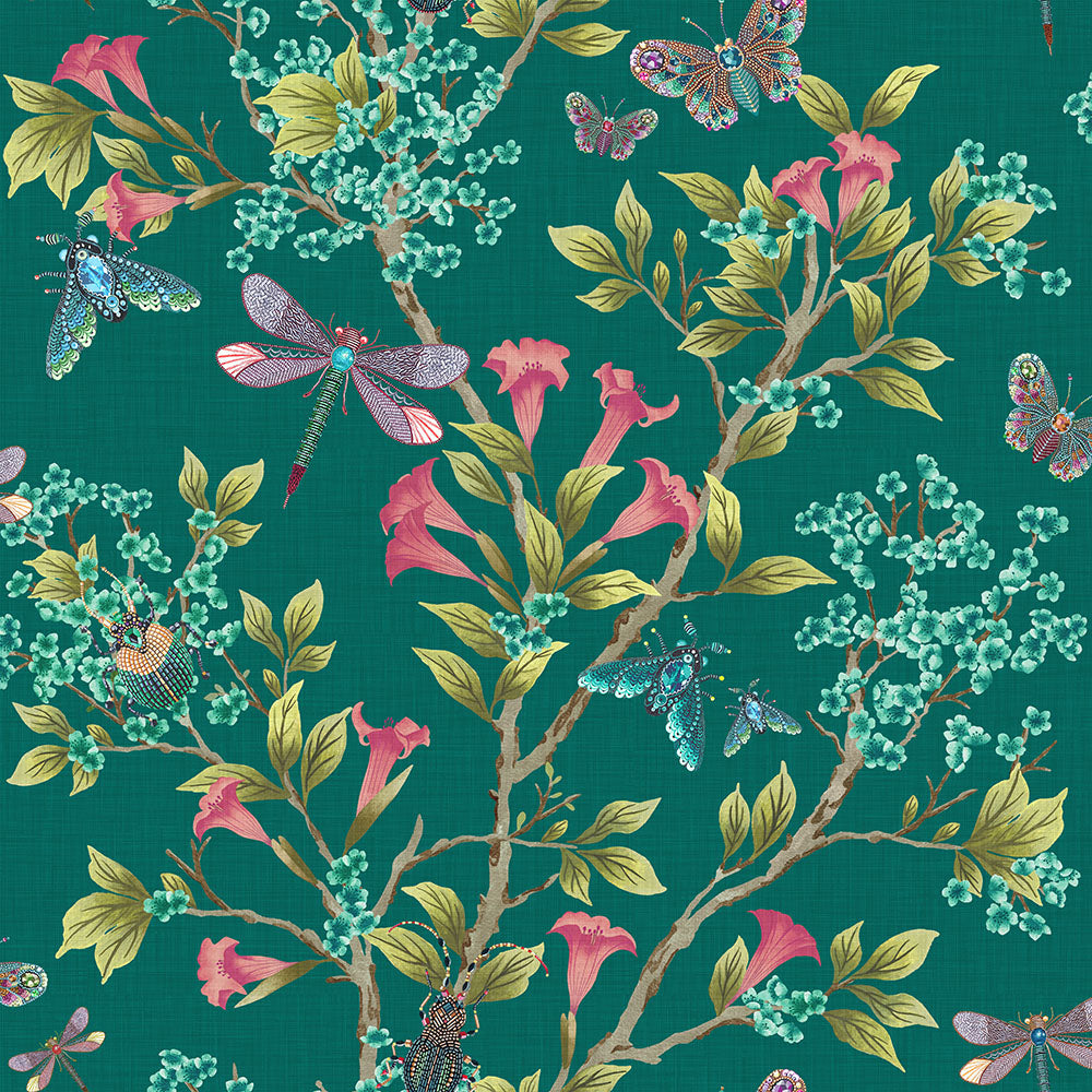 BRAND MCKENZIE Wallpaper Pattern No BMHD002/04C - Jewel A Flutter