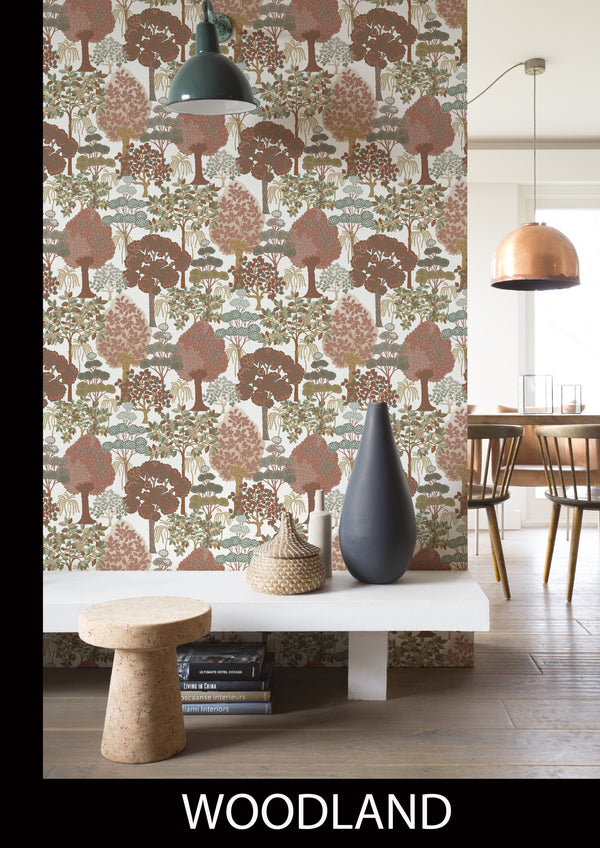 ORANGE TROPICAL Wallpaper Pattern No 692518