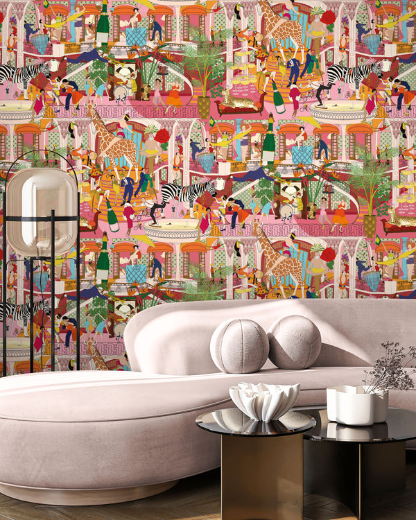 BRAND MCKENZIE Wallpaper Pattern No BMGI006/06C - Mayhem Mansion