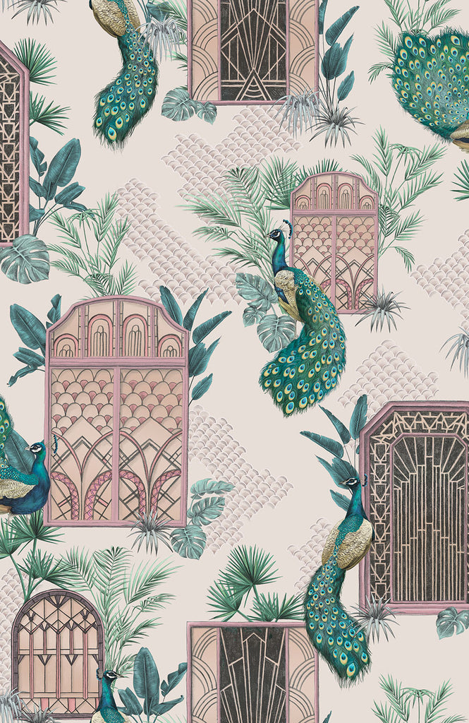 BRAND MCKENZIE Wallpaper Pattern No BMHD002/06B - Peacock Manor