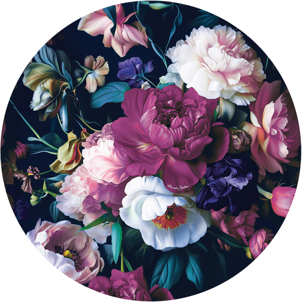 Annah Stretton - Petal Chorus Circle Mural