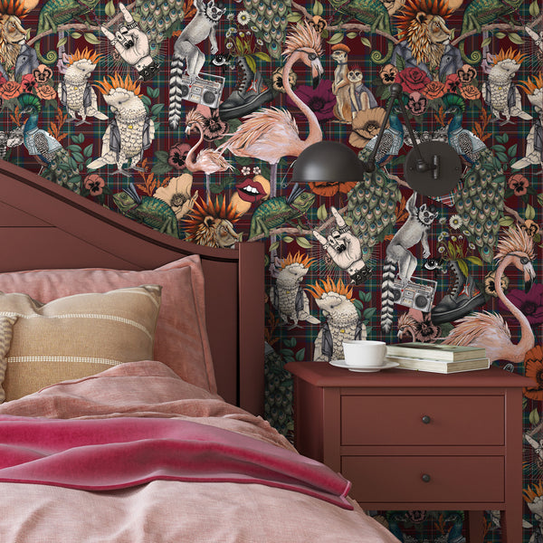 BRAND MCKENZIE Wallpaper Pattern No BMWL005/08D - Punk Rocks