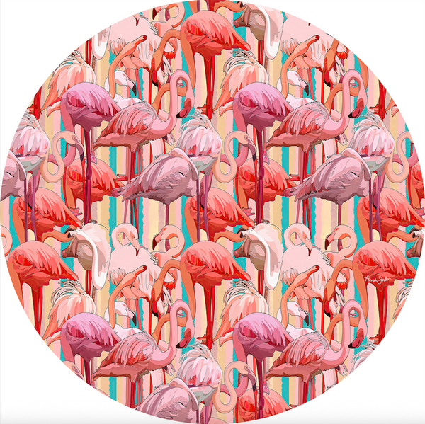 Annah Stretton - Flamingo Circle Mural