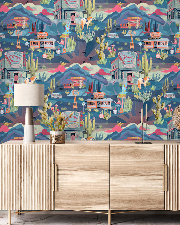 BRAND MCKENZIE Wallpaper Pattern No BMGI006/08B - The Glitter Ranch