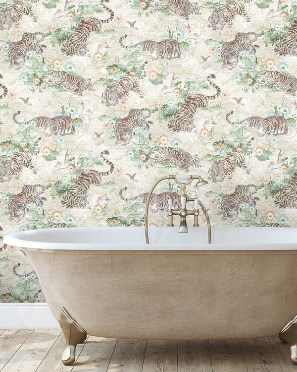 BRAND MCKENZIE Wallpaper Pattern No BMPP004/09C - Tiger Lily
